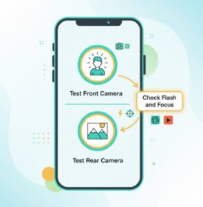 Test the Front and Rear Cameras